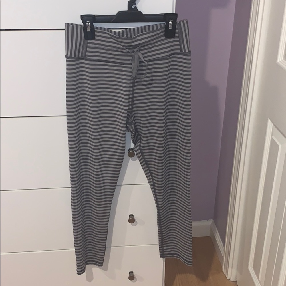 Striped Aerie Cropped Leggings